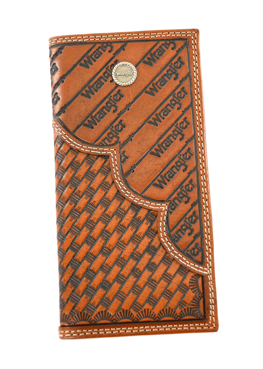 Wrangler Handbags & Wallets Coffee/Tan Wrangler Mens Hastings Rodeo Wallet (X1S1929WLT)