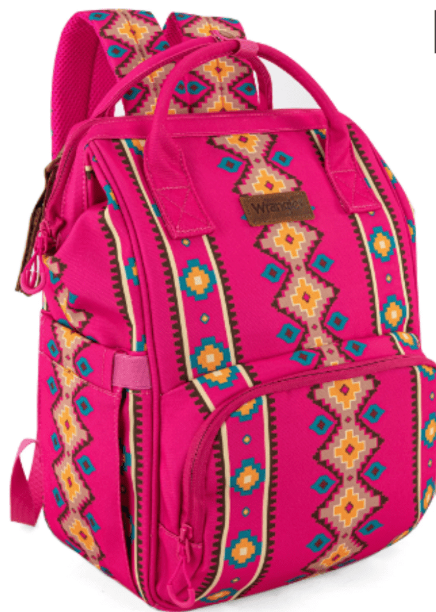 Wrangler Handbags & Wallets Hot Pink Wrangler Backpack All Over Aztec Callie