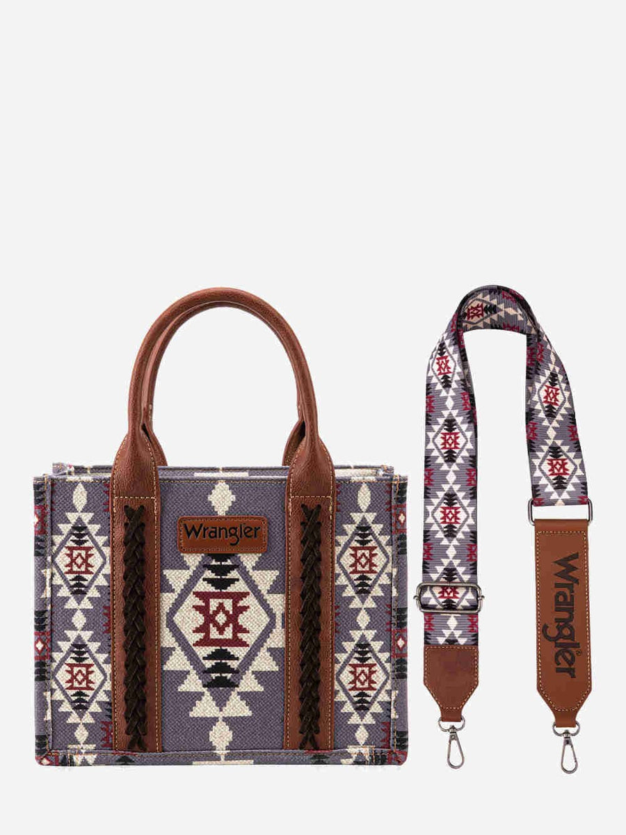 Wrangler Handbags & Wallets Lavender Wrangler Southwestern Crossbody Handbag Lavender