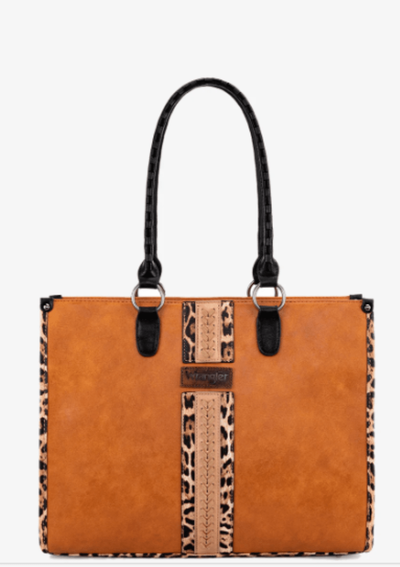 Wrangler Handbags & Wallets Leopard Print Wrangler Handbag Carry-All Tote Leopard Print