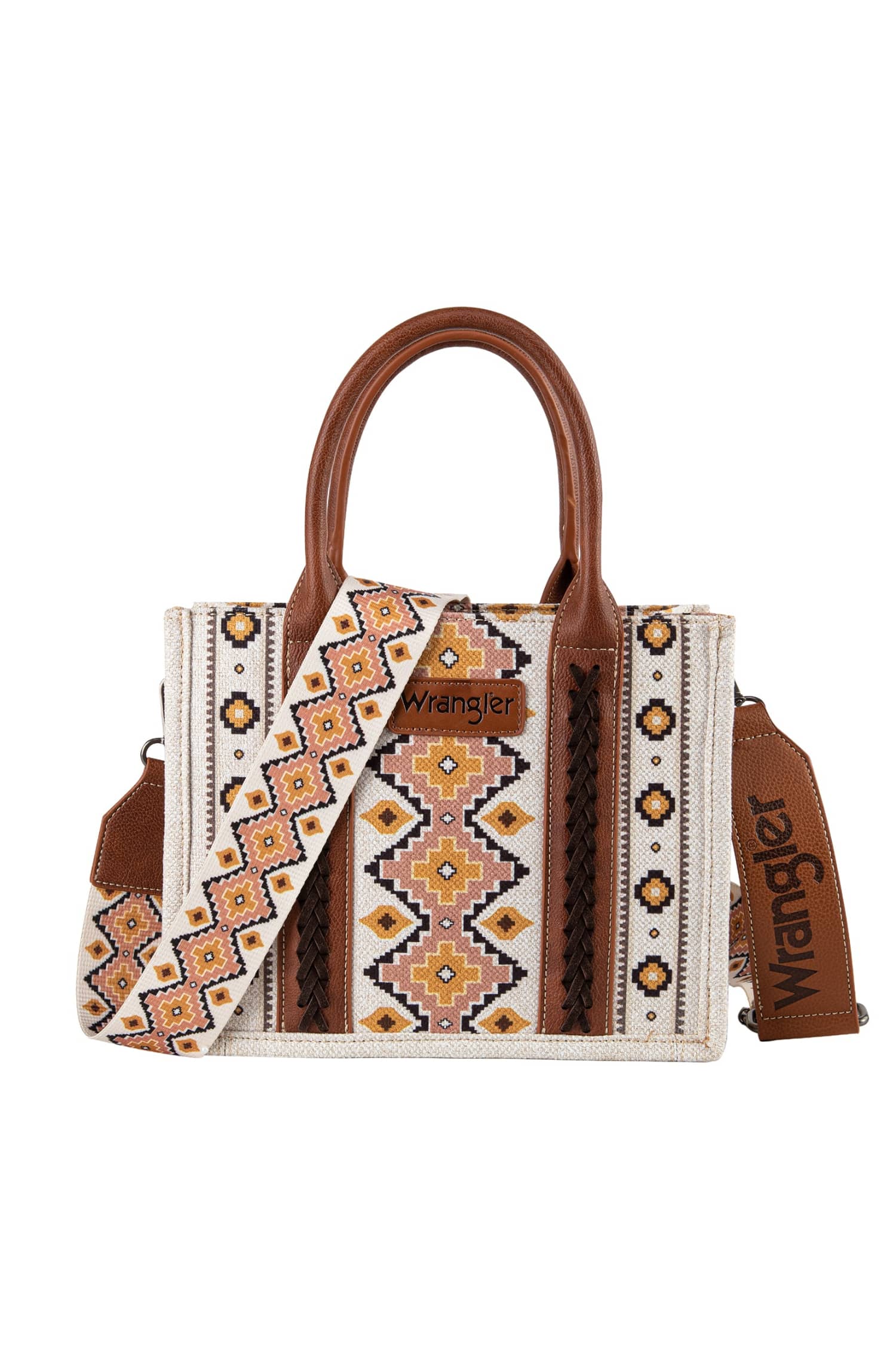 Wrangler Handbags - Wallets Natural Wrangler Handbag Southwestern Crossbody