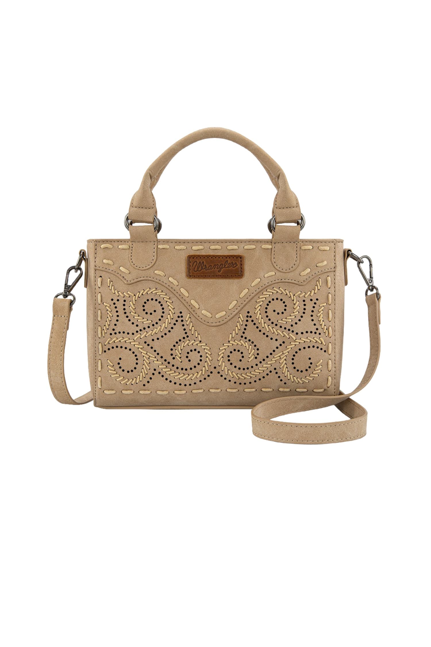 Wrangler Handbags - Wallets Natural Wrangler Handbag Swirl Crossbody
