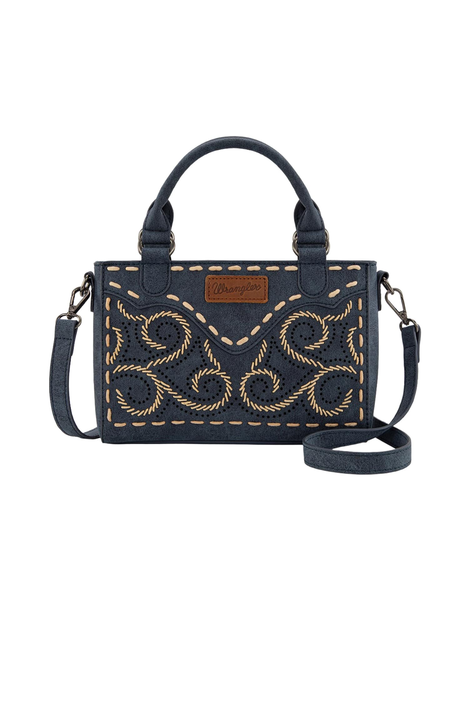 Wrangler Handbags - Wallets Navy Wrangler Handbag Swirl Crossbody