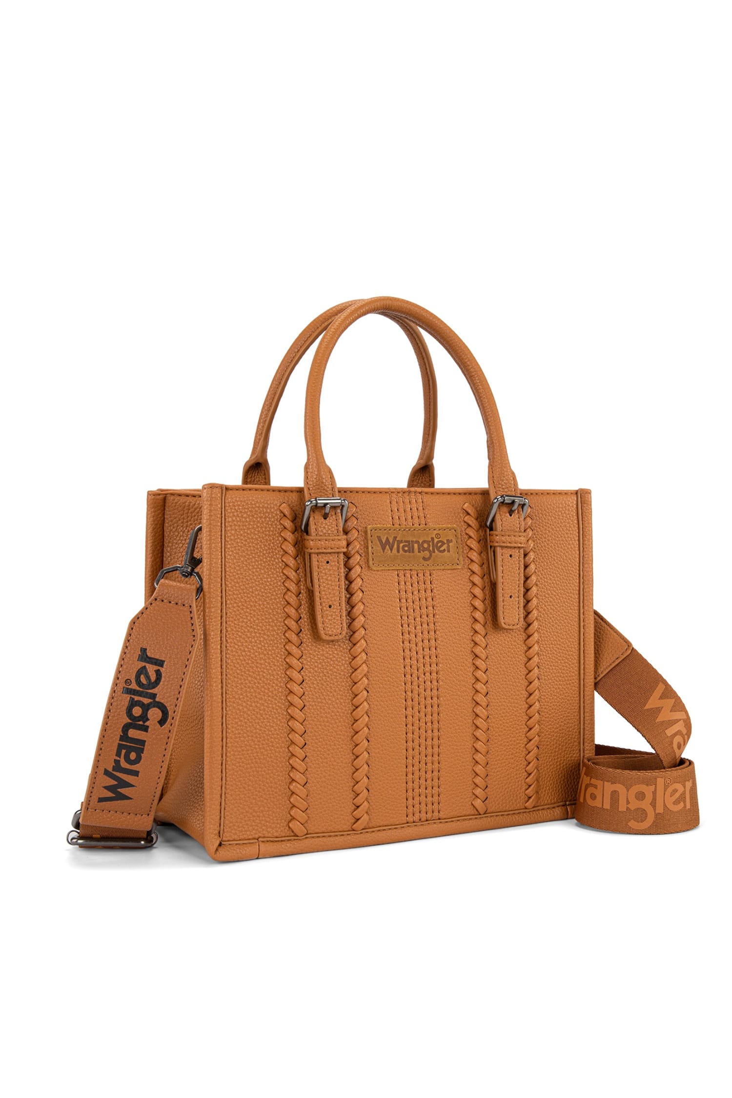Wrangler Handbags - Wallets Tan Wrangler Handbag Boston Stitch Crossbody