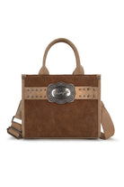 Wrangler Handbags - Wallets Tan Wrangler Handbag Feature Buckle Crossbody