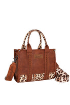 Wrangler Handbags - Wallets Tan Wrangler Handbag Leopard Print Crossbody