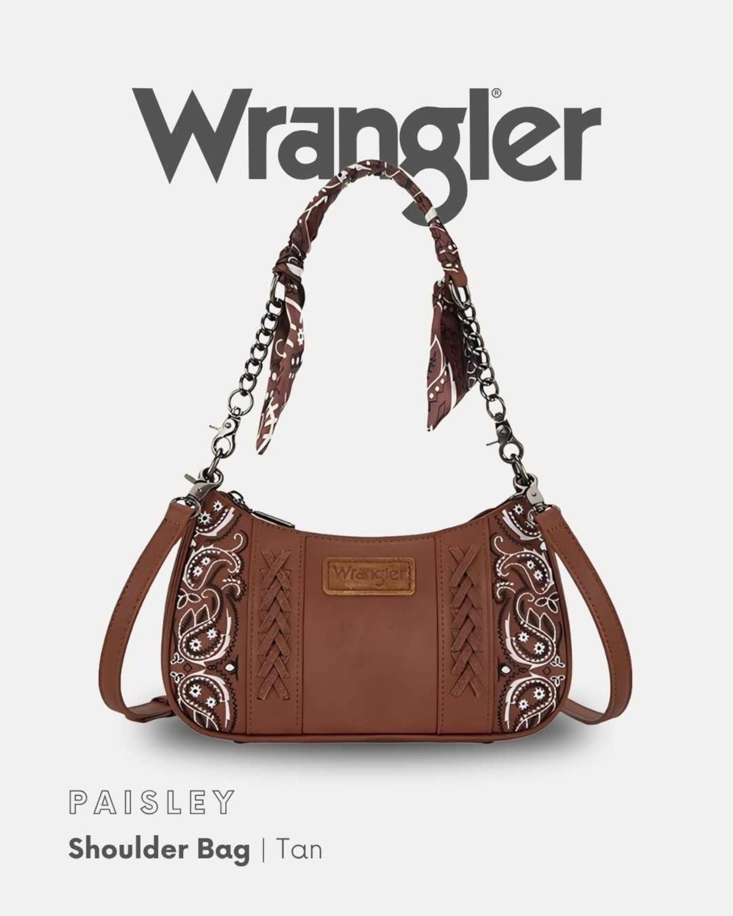 Wrangler Handbags - Wallets Tan Wrangler Handbag Paisley