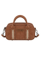 Wrangler Handbags - Wallets Tan Wrangler Handbag Whipstitch Mini Crossbody