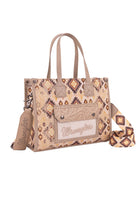 Wrangler Handbags - Wallets Tan Wrangler Tote Bag Aztec Crossbody
