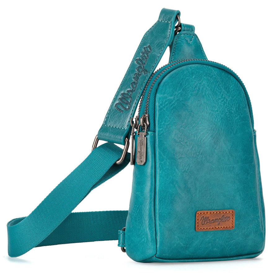 Wrangler Handbags & Wallets Turquoise Wrangler Sling Bag Turquoise