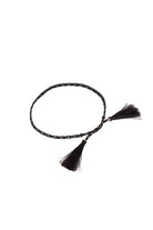 Wrangler Hat Accessories Black Wrangler Hat Band Horsehair