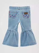 Wrangler Kids Jeans 03-06 Months / Light Wash Wrangler Jeans Infant Girls Pull Up Flare