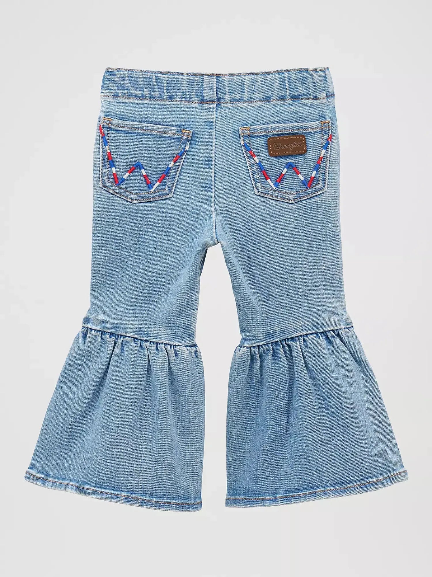 Wrangler Kids Jeans 03-06 Months / Light Wash Wrangler Jeans Infant Girls Pull Up Flare