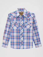 Wrangler Kids Shirts M / Red/White/Blue Wrangler Shirt Boys Retro Check