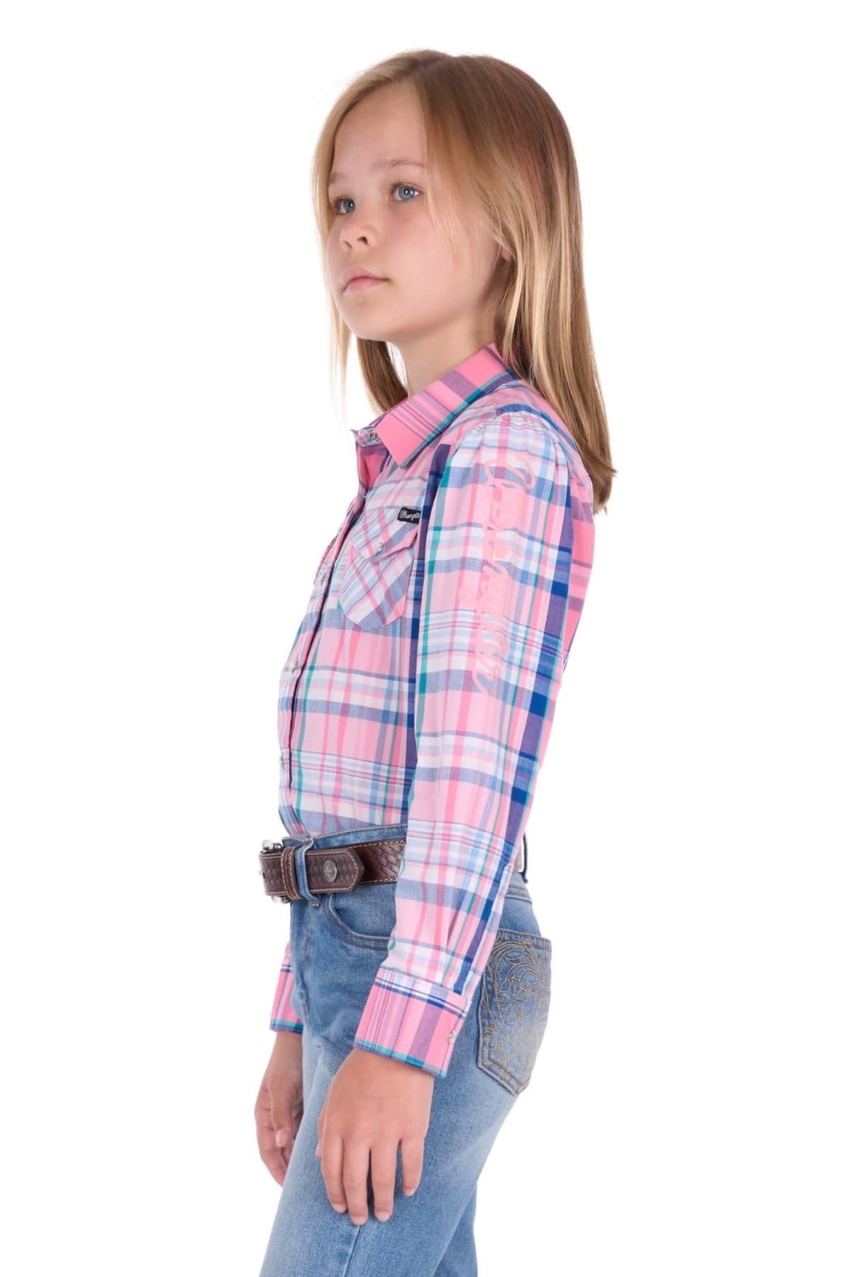Wrangler Kids Shirts Wrangler Shirt Girls Kiara Logo