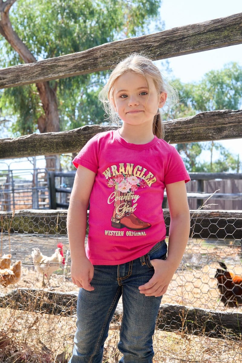 Wrangler Kids Shirts Wrangler Tee Girls Penny