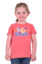 Wrangler Kids Tops 02 / Coral Wrangler Tee Girls Nova