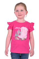 Wrangler Kids Tops 06 / Pink Wrangler Tee Girls Scout