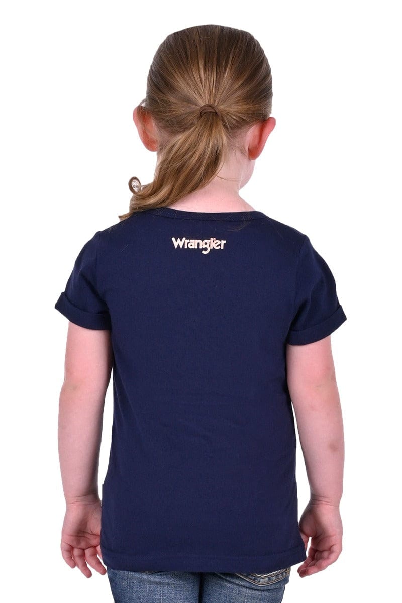 Wrangler Kids Tops Wrangler Tee Girls Iris (X3S5598767)