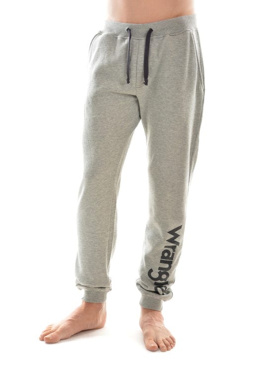 Wrangler Mens Jeans S / Grey Marle Wrangler Mens Logo Trackpant (Available in Grey Marle or Navy)
