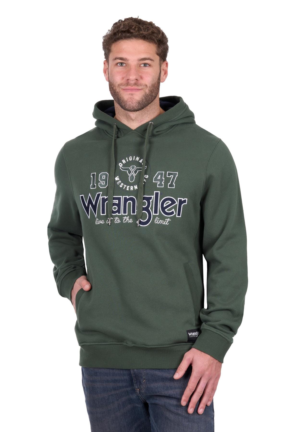Wrangler Mens Jumpers- Jackets - Vests S / Cypress Wrangler Jumper Mens Glen