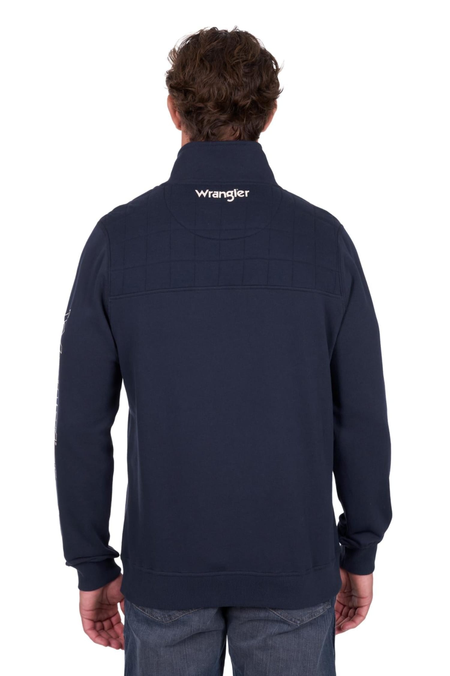 Wrangler Mens Jumpers- Jackets - Vests Wrangler Jumper Mens Dale 1/4 Zip