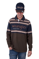 Wrangler Mens Jumpers- Jackets - Vests Wrangler Rugby Mens Nico