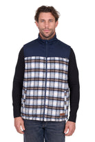 Wrangler Mens Jumpers- Jackets - Vests Wrangler Vest Mens Dean Reversible