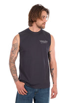 Wrangler Mens Shirts S / Charcoal Wrangler Muscle Tank Mens Paul