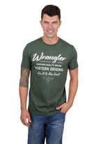 Wrangler Mens Shirts S / Cypress Wrangler Tee Mens Ethan