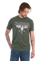 Wrangler Mens Shirts S / Cypress Wrangler Tee Mens Scott