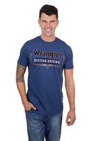 Wrangler Mens Shirts S / Denim Wrangler Tee Mens Liam