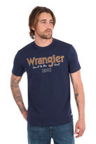 Wrangler Mens Shirts S / Navy Wrangler Tee Mens Kevin
