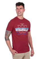 Wrangler Mens Shirts S / Red Wrangler Tee Mens Wesley