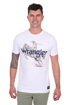 Wrangler Mens Shirts S / White Wrangler Tee Mens Lance