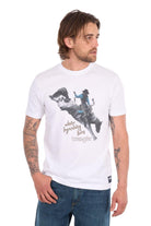 Wrangler Mens Shirts S / White Wrangler Tee Mens Michael