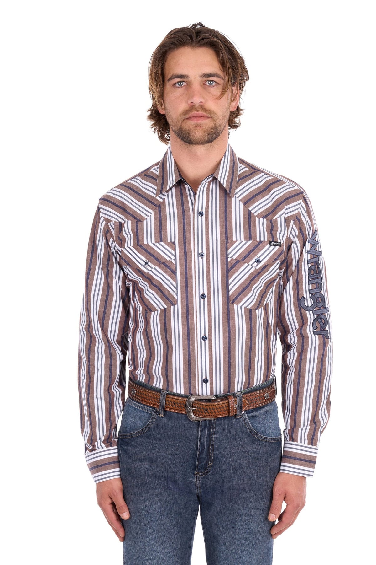 Wrangler Mens Shirts Wrangler Shirt Mens Eli Logo