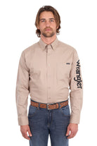 Wrangler Mens Shirts Wrangler Shirt Mens Flex Logo