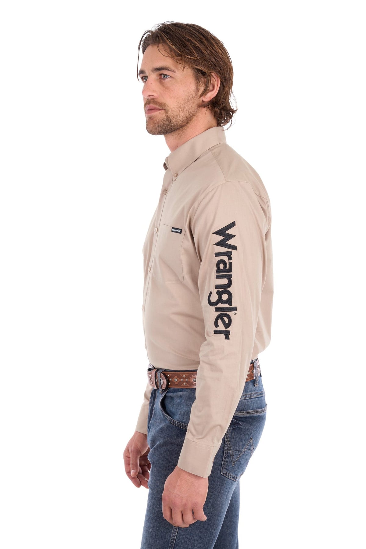 Wrangler Mens Shirts Wrangler Shirt Mens Flex Logo