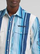Wrangler Mens Shirts Wrangler Shirt Mens Logo Stripe