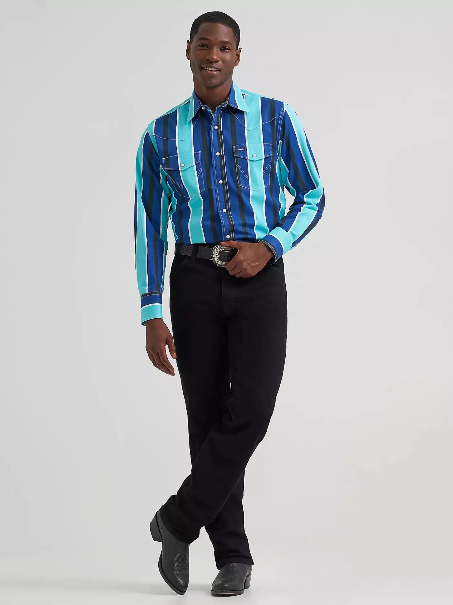 Wrangler Mens Shirts Wrangler Shirt Mens Multi Stripe Vint