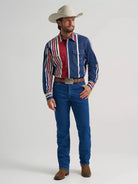 Wrangler Mens Shirts Wrangler Shirt Mens Stripe Classic Fit