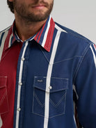 Wrangler Mens Shirts Wrangler Shirt Mens Stripe Classic Fit