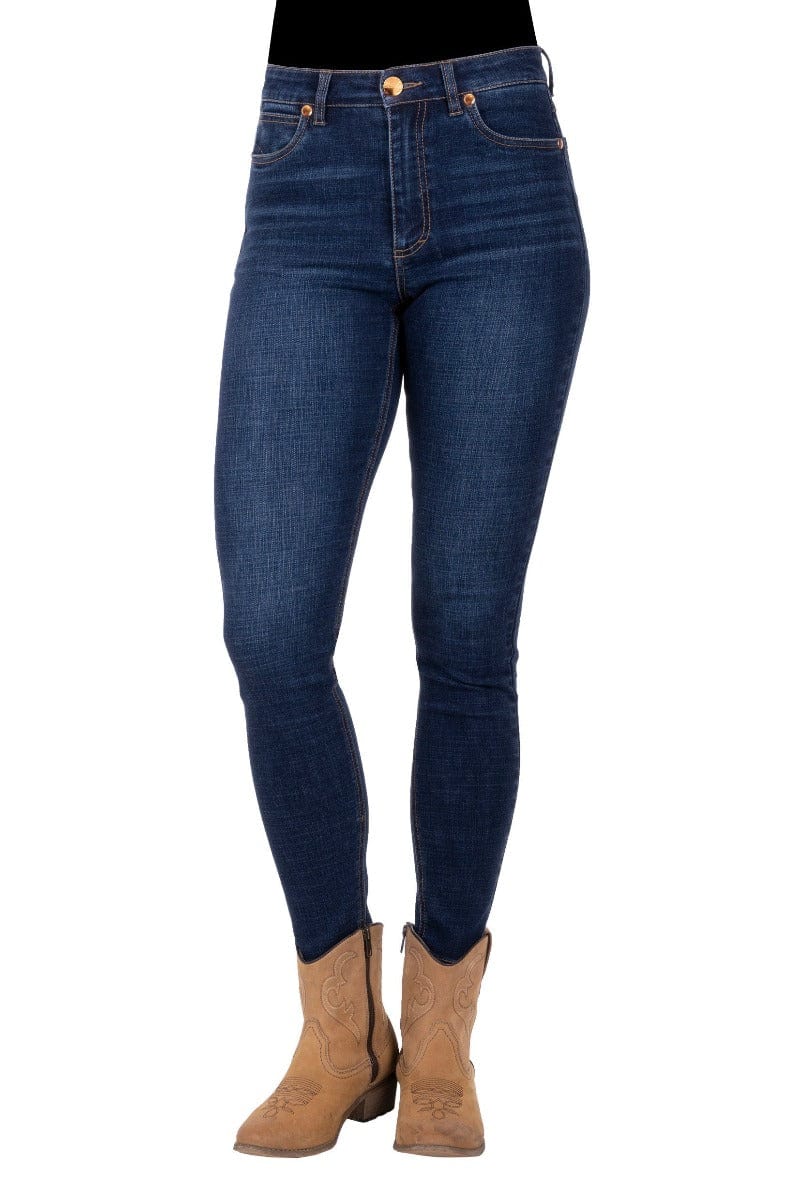 Wrangler Womens Jeans 01x30 / Old Indigo Wrangler Jeans Womens High Rise Skinny (XCP2238861)