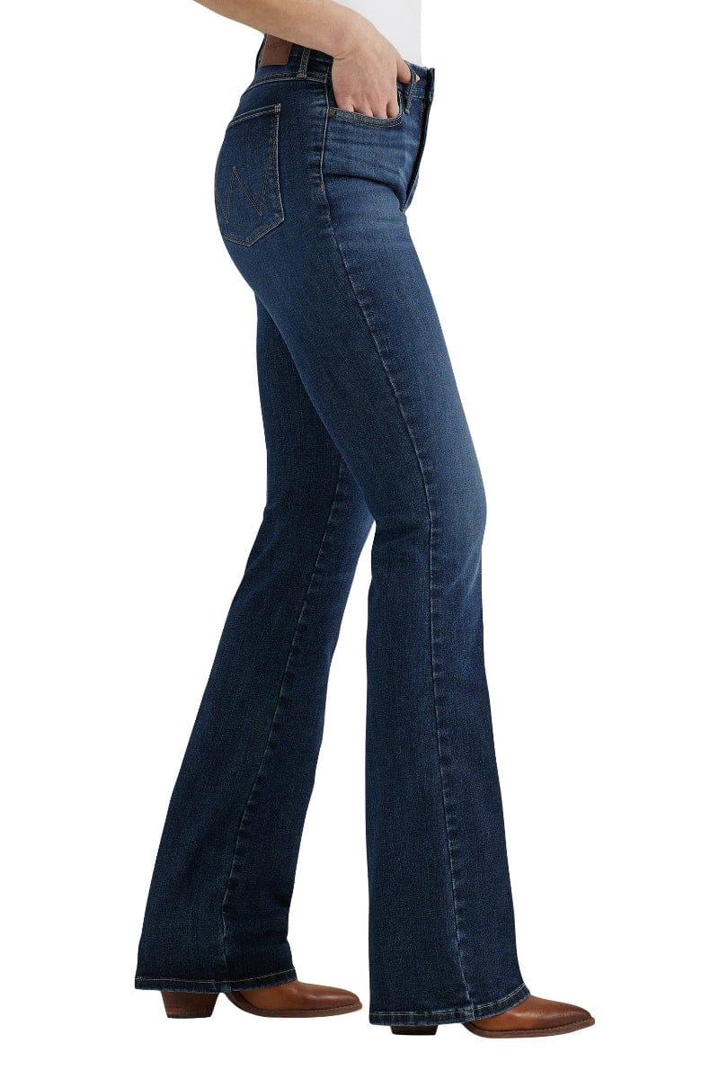 Wrangler Womens Jeans Wrangler Jeans Womens High Rise Bootcut Bespoke
