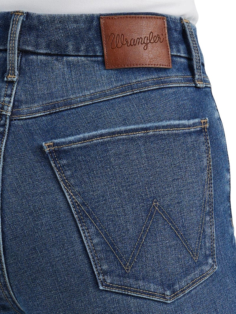 Wrangler Womens Jeans Wrangler Jeans Womens High Rise Flare Bespoke