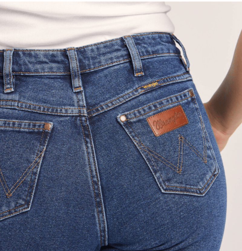 Wrangler Womens Jeans Wrangler Jeans Womens Mid Waist Bootcut Deep Stone (W/091041/FV4)