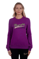 Wrangler Womens Jumpers, Jackets & Vests 08 / Berry Wrangler Jumper Womens Stella Crew