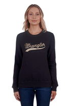 Wrangler Womens Jumpers, Jackets & Vests 08 / Black Wrangler Jumper Womens Stella Crew