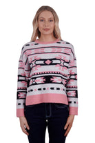 Wrangler Womens Jumpers, Jackets & Vests 10 / Pink Wrangler Jumper Womens Gigi Knitted